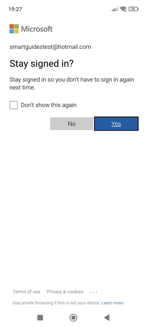 Select your preferred option