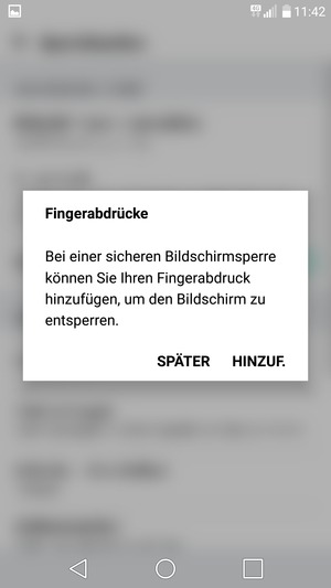 Wählen Sie SPÄTER