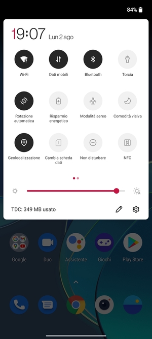 Disattiva Wi-Fi e Bluetooth
