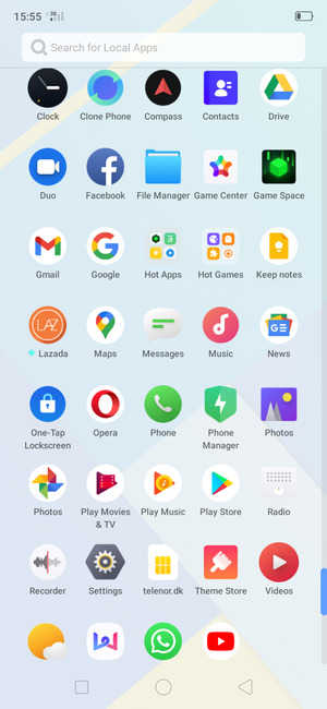 Select Settings