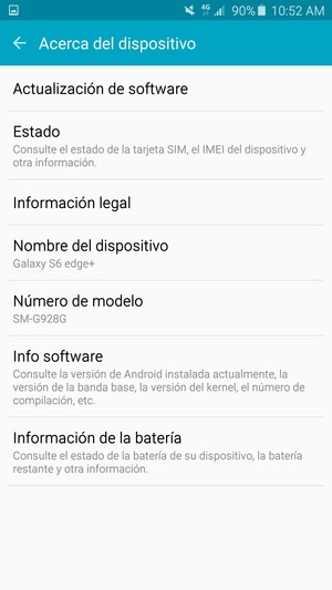 Seleccione Actualización de software