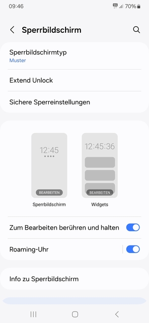 Ihr Handy ist jetzt mit einer Bildschirmsperre gesichert