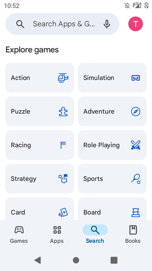 Select the Search bar