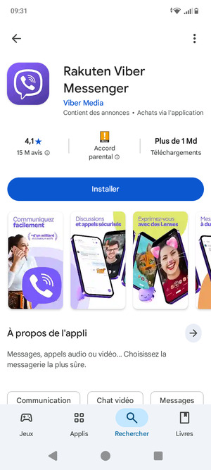 Sélectionnez Installer