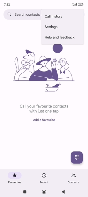 Select Settings