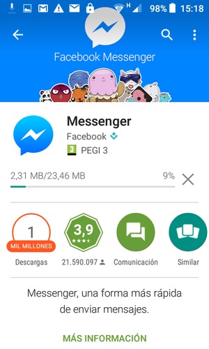 Espere a que el proceso de instalación finalice