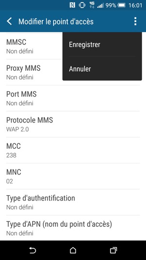 Sélectionnez Enregistrer
