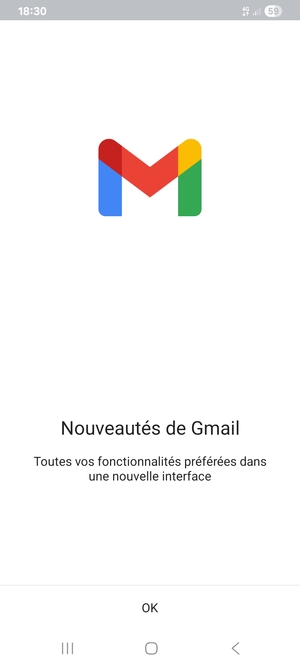 Sélectionnez OK