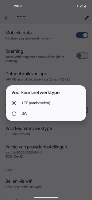 Selecteer uw voorkeursoptie