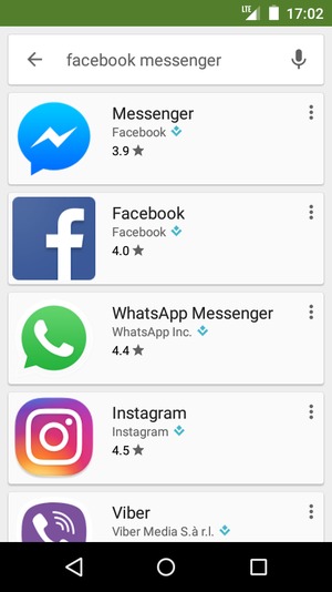 Select the app