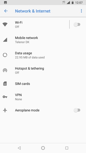 Select Mobile network