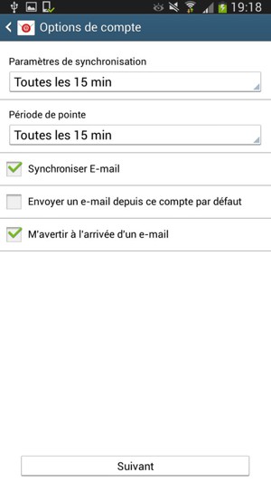 Sélectionnez Suivant