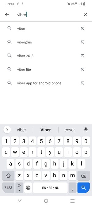 Enter the app name and select Search