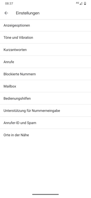 Wählen Sie Mailbox