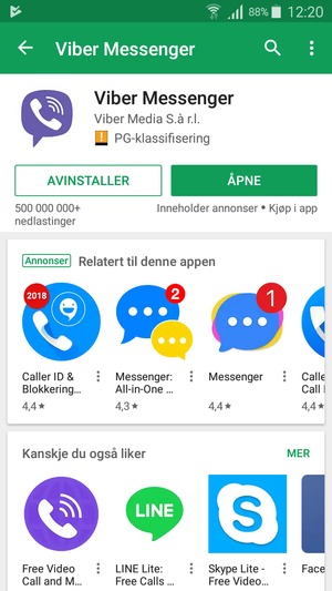 Velg ÅPNE