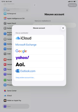 Selecteer Outlook.com