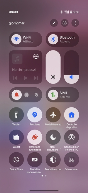 Disattiva Wi-Fi e Bluetooth