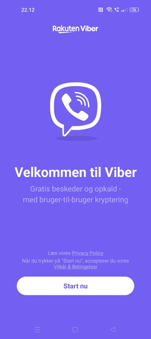 Din app er klar til brug