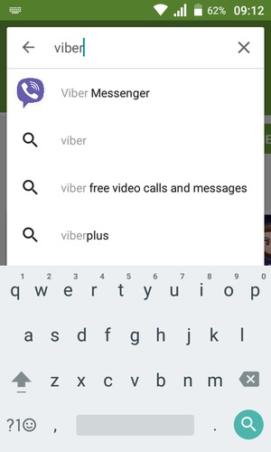Enter the app name and select Search