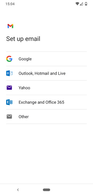 Select Exchange and Office 365