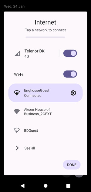 Turn off Wi-Fi