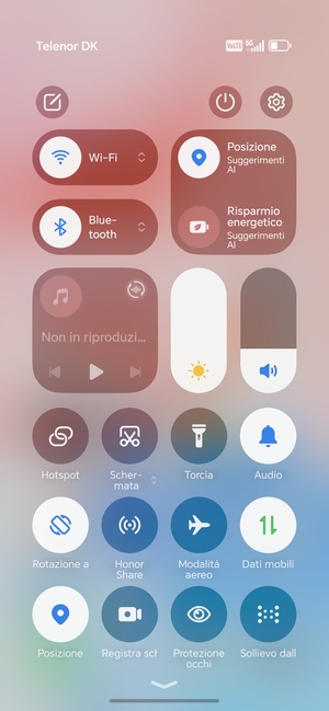 Disattiva Wi-Fi e Bluetooth