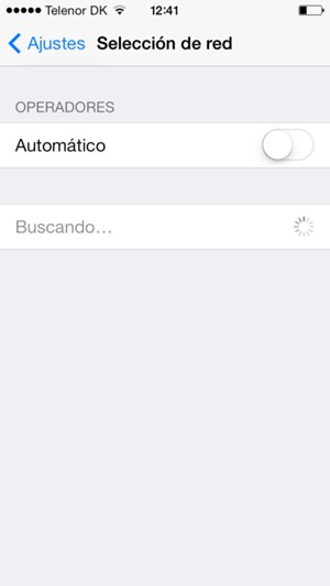 Configurar Automático en OFF