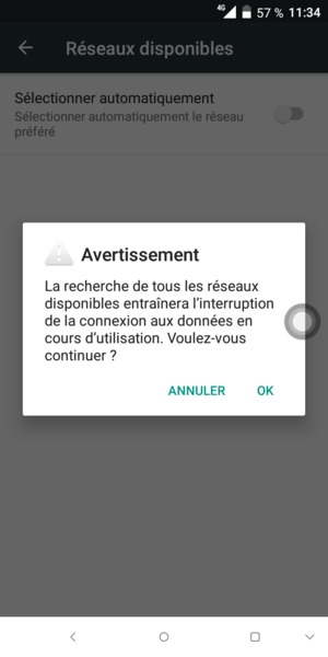 Sélectionnez OK