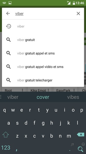 Saisissez le nom de l'appli et sélectionnez Rechercher