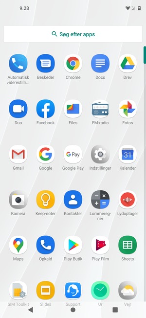 Vælg Kontakter