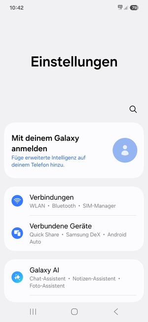 Wählen Sie Verbindungen