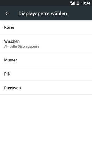 Wählen Sie Muster