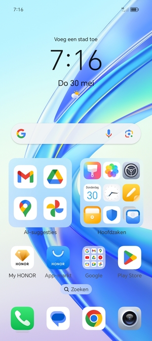 Selecteer Google