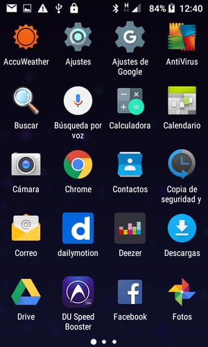Seleccione Ajustes