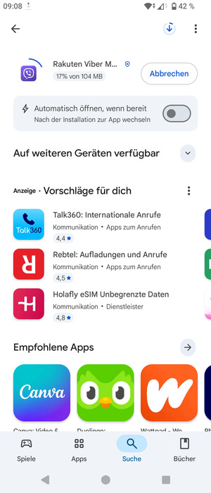 Warten Sie, bis der Installationsprozess  beendet ist