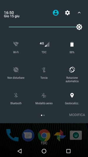 Disattiva Geolocalizz.