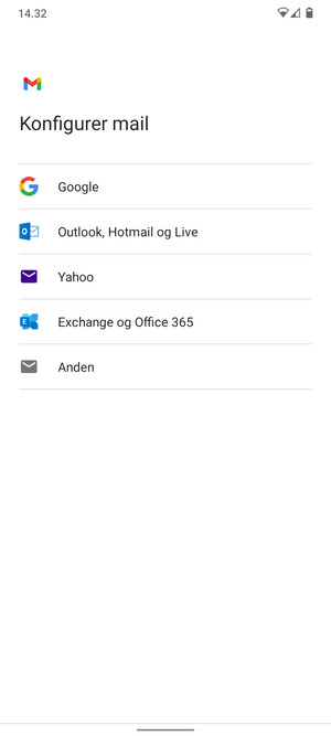 Vælg Google