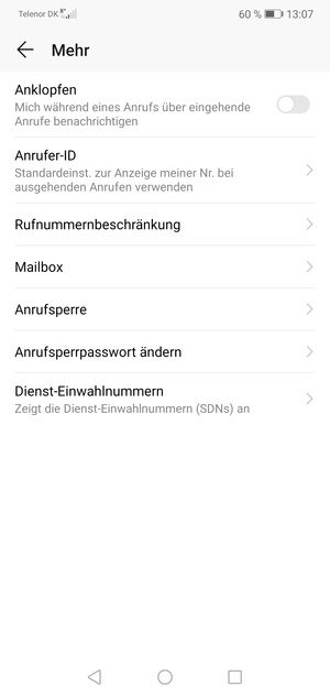 Wählen Sie Mailbox