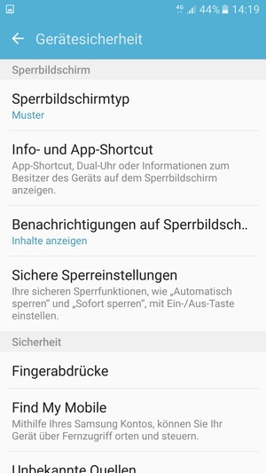 Ihr Handy ist jetzt mit einer Bildschirmsperre gesichert