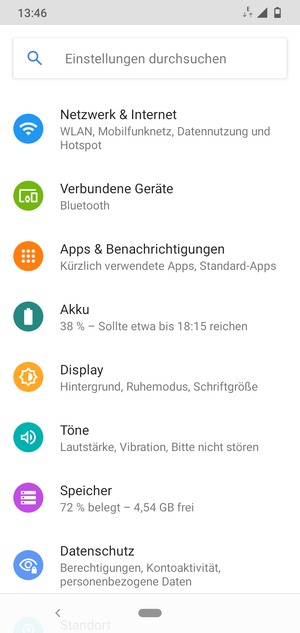 Wählen Sie Netzwerk & Internet