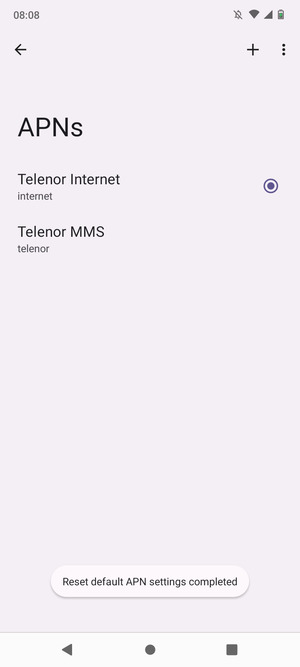 Select New APN