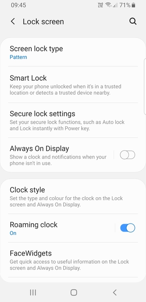 Your phone is now secure with a screen lock
