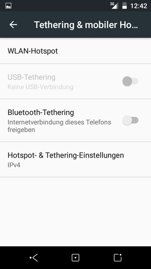 Wählen Sie WLAN-Hotspot