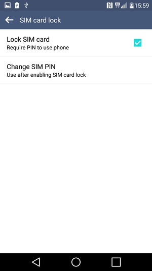 Select Change SIM PIN