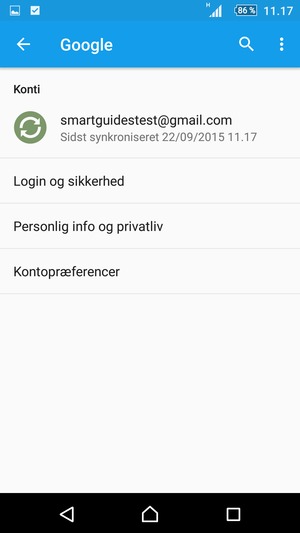 Vælg din konto