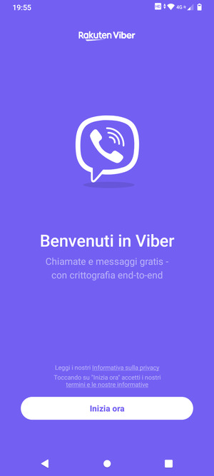 L'app è pronta per l'uso