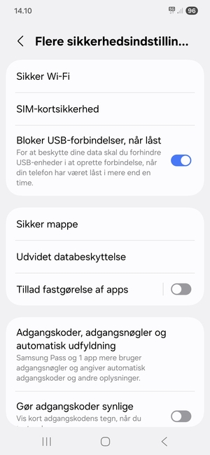 Vælg SIM-kortsikkerhed