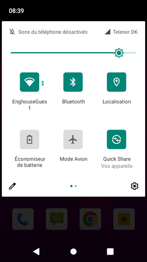 Désactiver le Wi-Fi et le Bluetooth