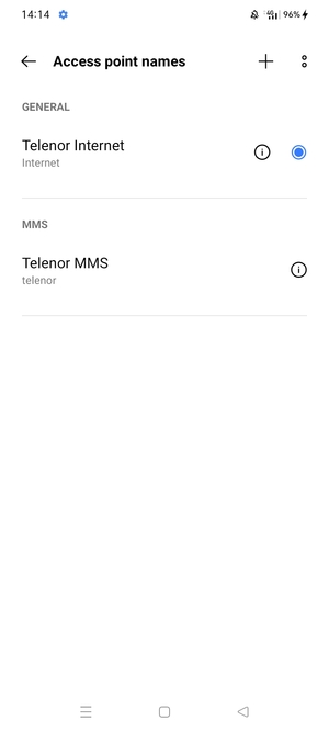 Select the Menu button