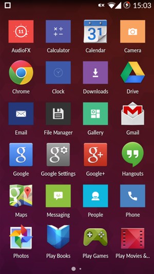 Scroll to and select Email
